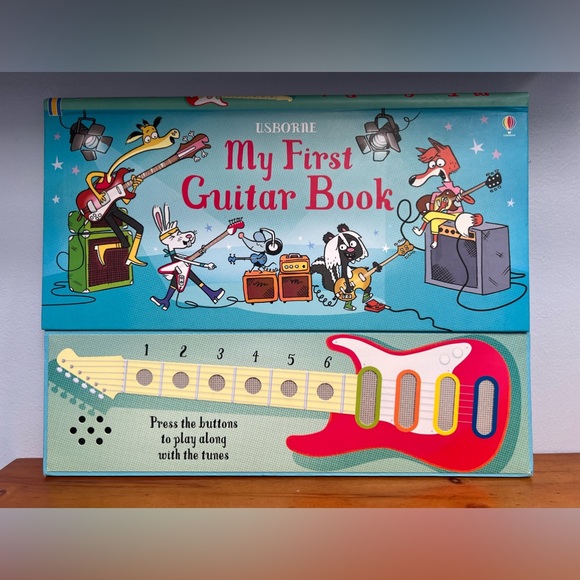 USBORNE BOOKS My First Guitar Book "Press The Buttons To Play Along" Pre Loved - Picture 1 of 5